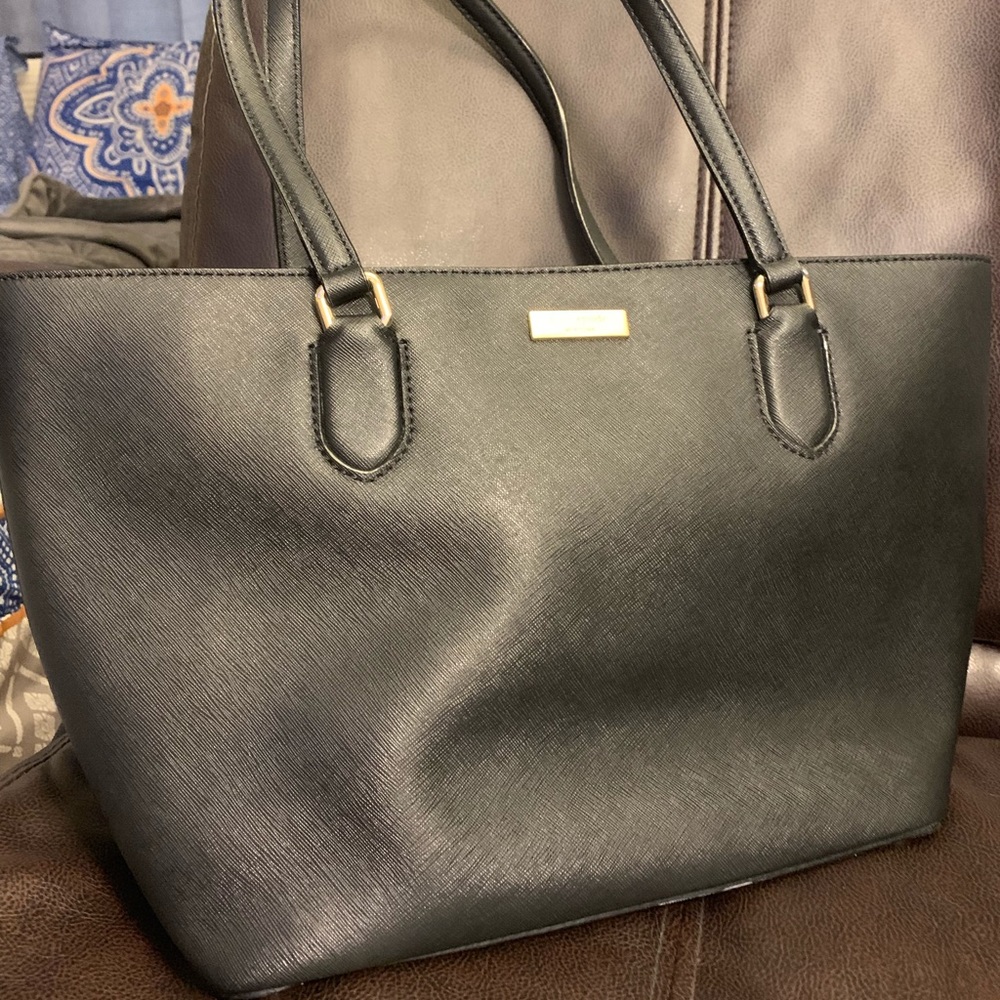 Kate Spade Black Leather Tote